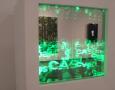 Andrey Bartenev, Cash Me Cash for my Taxes, LED sculpture, rotator, glass