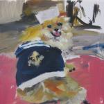 Dog in sailor outfit