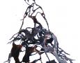 cinderella; female human form; wire sculpture; demure