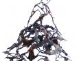 cinderella; female human form; wire sculpture; demure