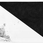 Black Flag, graphite on paper, 22"x30", 2009  